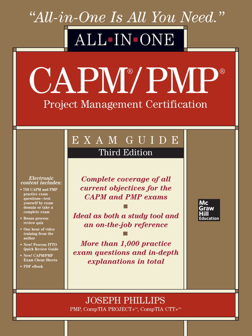 Cover image for CAPM/PMP Project Management Certification All-In-One Exam Guide